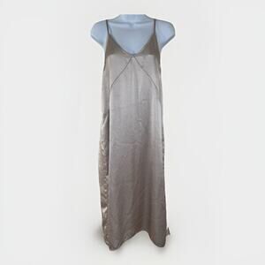Everlane Silver Midi Dress